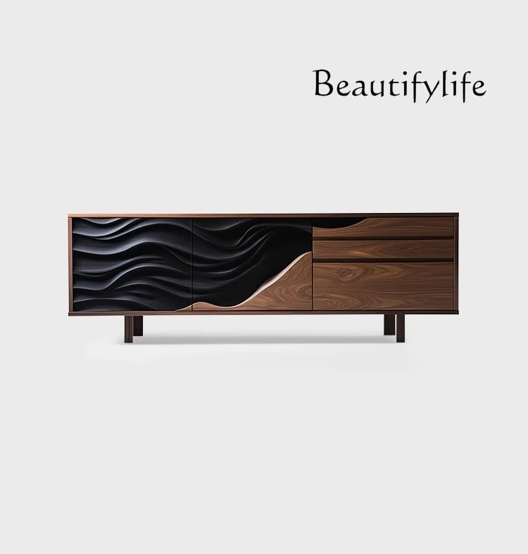 Italian minimalist TV cabinet all solid wood high-end furniture household small apartment living room floor cabinet
Italian minimalist TV cabinet all solid wood high-end furniture household small apartment living room floor cabinet