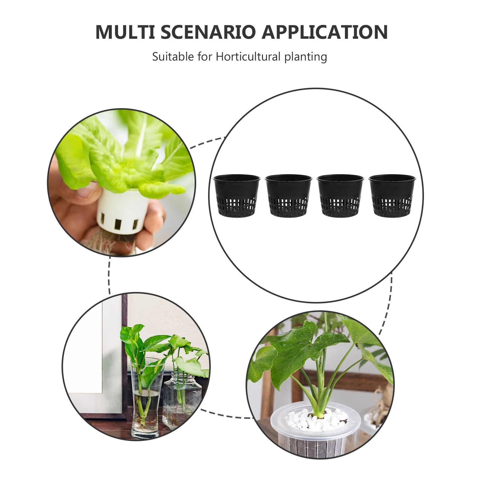 30pcs Hydroponic Net Pots Water Propagation Planting Baskets For Soilless Cultivation Garden Mesh Basket Root Aeration
30pcs Hydroponic Net Pots Water Propagation Planting Baskets For Soilless Cultivation Garden Mesh Basket Root Aeration