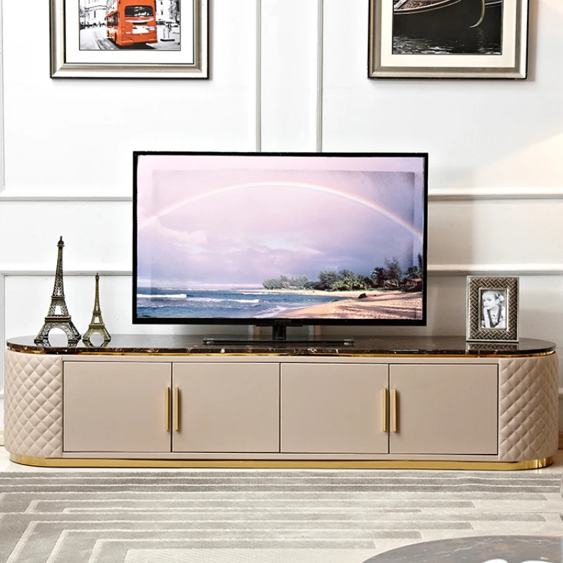 Light Luxury Post-Modern TV Cabinet and Tea Table Combination Italian Marble Floor Cabinet Simple TV Stand
Light Luxury Post-Modern TV Cabinet and Tea Table Combination Italian Marble Floor Cabinet Simple TV Stand