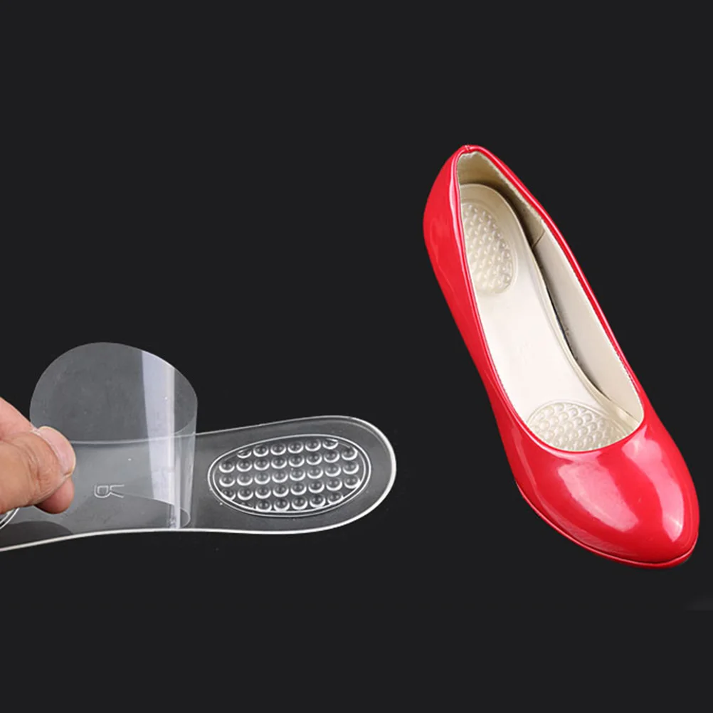 Anti-slip High Gel High Heel Shoe Pad Pad Gel Insole for Women Soft Arch Supports Stress Reliever Foot Care Tool Silicone 
Anti-slip High Gel High Heel Shoe Pad Pad Gel Insole for Women Soft Arch Supports Stress Reliever Foot Care Tool Silicone