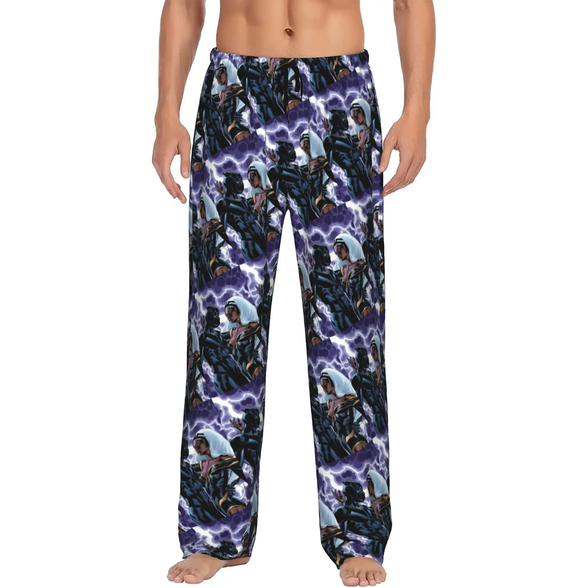 Custom Black Anime Panther Pajama Pants Men Sleepwear Lounge Sleep Bottoms Stretch with Pockets
Custom Black Anime Panther Pajama Pants Men Sleepwear Lounge Sleep Bottoms Stretch with Pockets