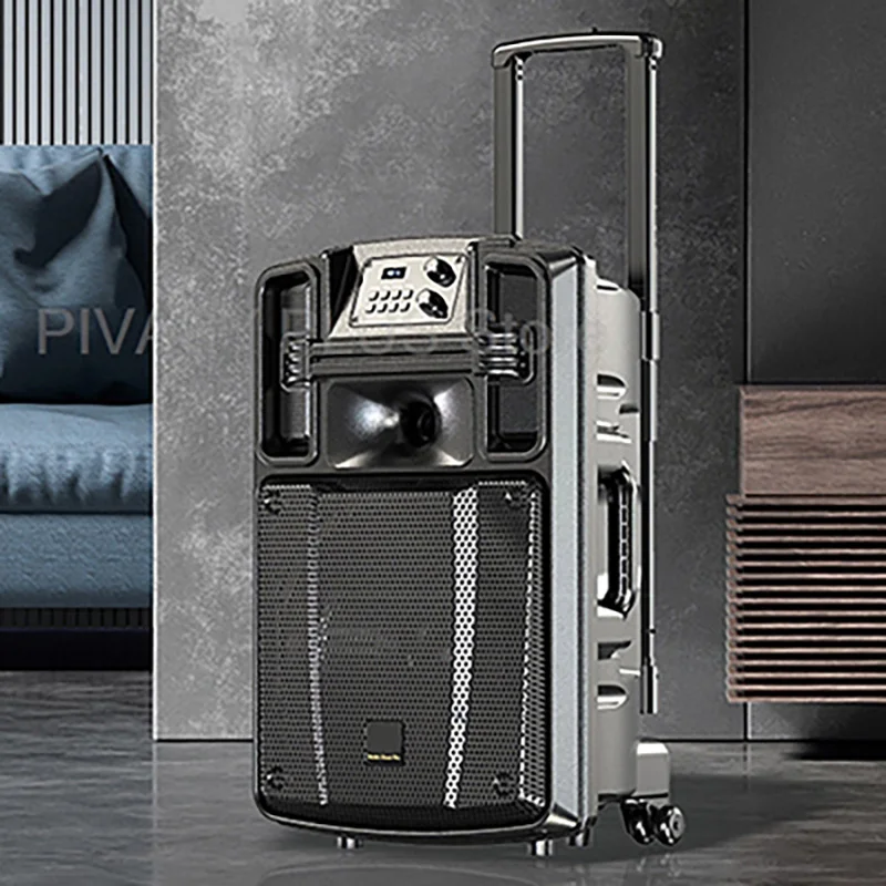 700W High Power Pull Rod Speaker 5.0 Bluetooth Sound Box Mobile With Wireless Mics OLED Display 12H Playtime For Outdoor Karaoke
700W High Power Pull Rod Speaker 5.0 Bluetooth Sound Box Mobile With Wireless Mics OLED Display 12H Playtime For Outdoor Karaoke