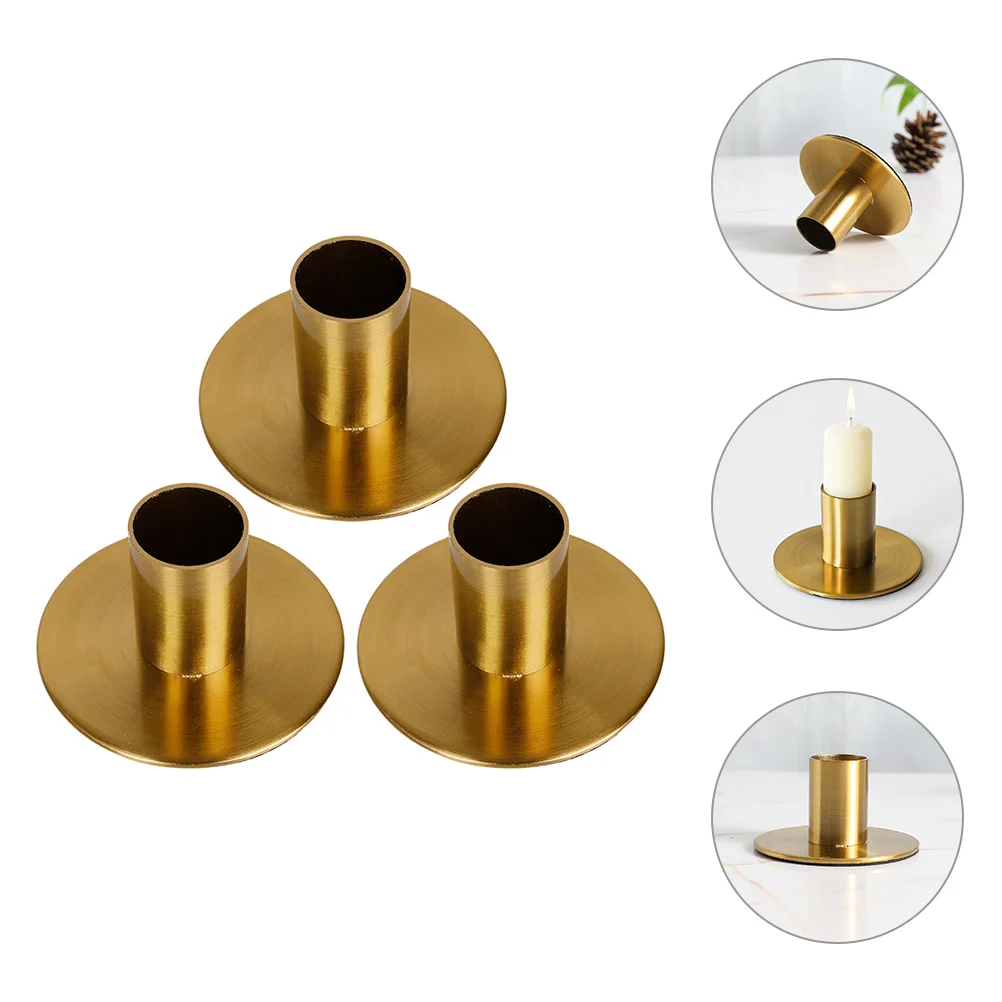 3 Pcs Copper Holder Candlestick Holders Candlesticks Tapered For Tabletop Vintage
3 Pcs Copper Holder Candlestick Holders Candlesticks Tapered For Tabletop Vintage