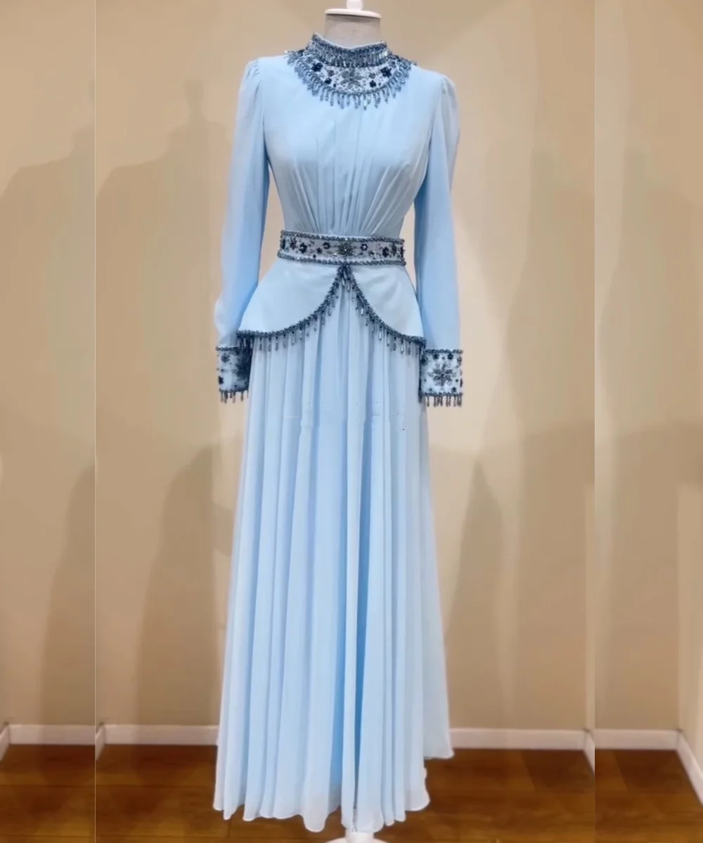 Customized Chinese Style Chiffon Pleat Sequined A-line High Collar Long Bespoke Occasion Prom Dresses Sparkle
Customized Chinese Style Chiffon Pleat Sequined A-line High Collar Long Bespoke Occasion Prom Dresses Sparkle