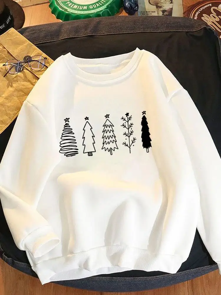 Women Fleece Clothing Christmas Spring New Year Tree Trend Sweet Fashion Winter Pullovers Print Female Graphic Sweatshirts
Women Fleece Clothing Christmas Spring New Year Tree Trend Sweet Fashion Winter Pullovers Print Female Graphic Sweatshirts