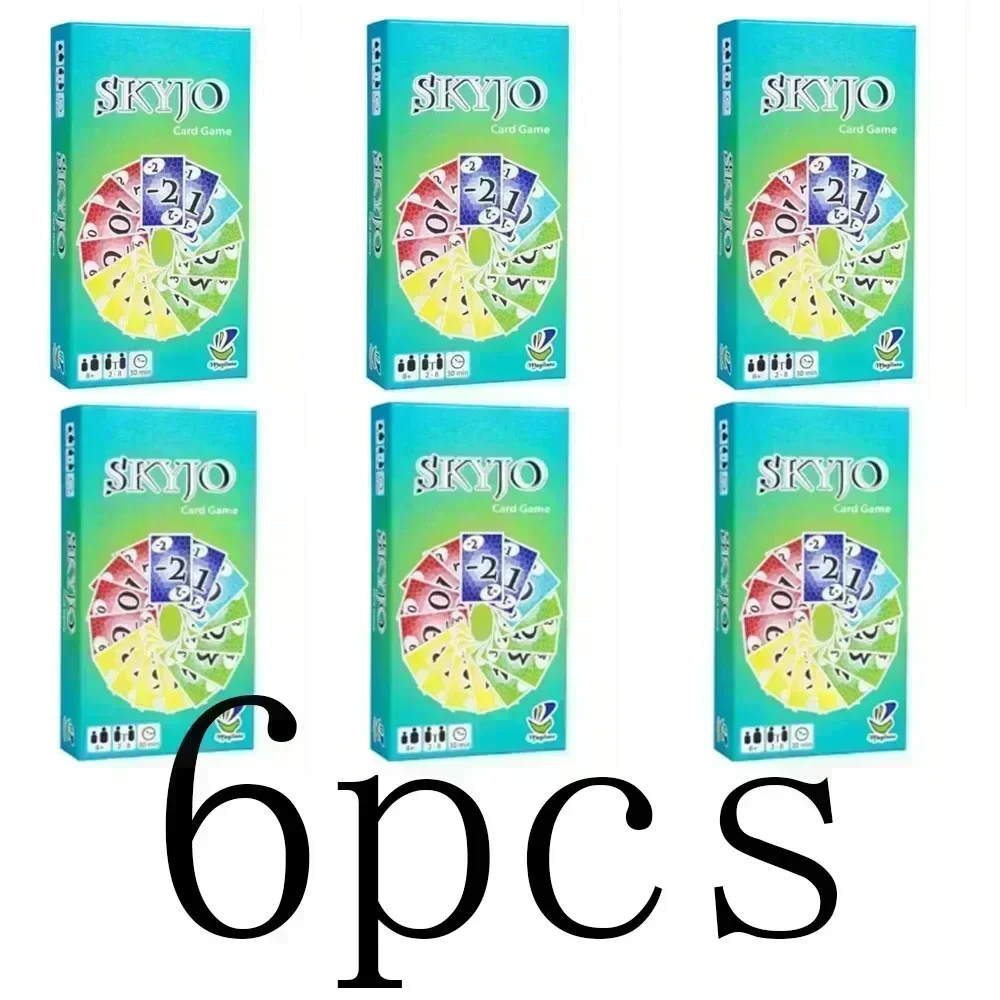 **@@ Hot 6pcs Board Games Skyjo Card Game Family Gathering Game Card,Holiday Fun Card Game,Party Skyjo Board Game gift
**@@ Hot 6pcs Board Games Skyjo Card Game Family Gathering Game Card,Holiday Fun Card Game,Party Skyjo Board Game gift