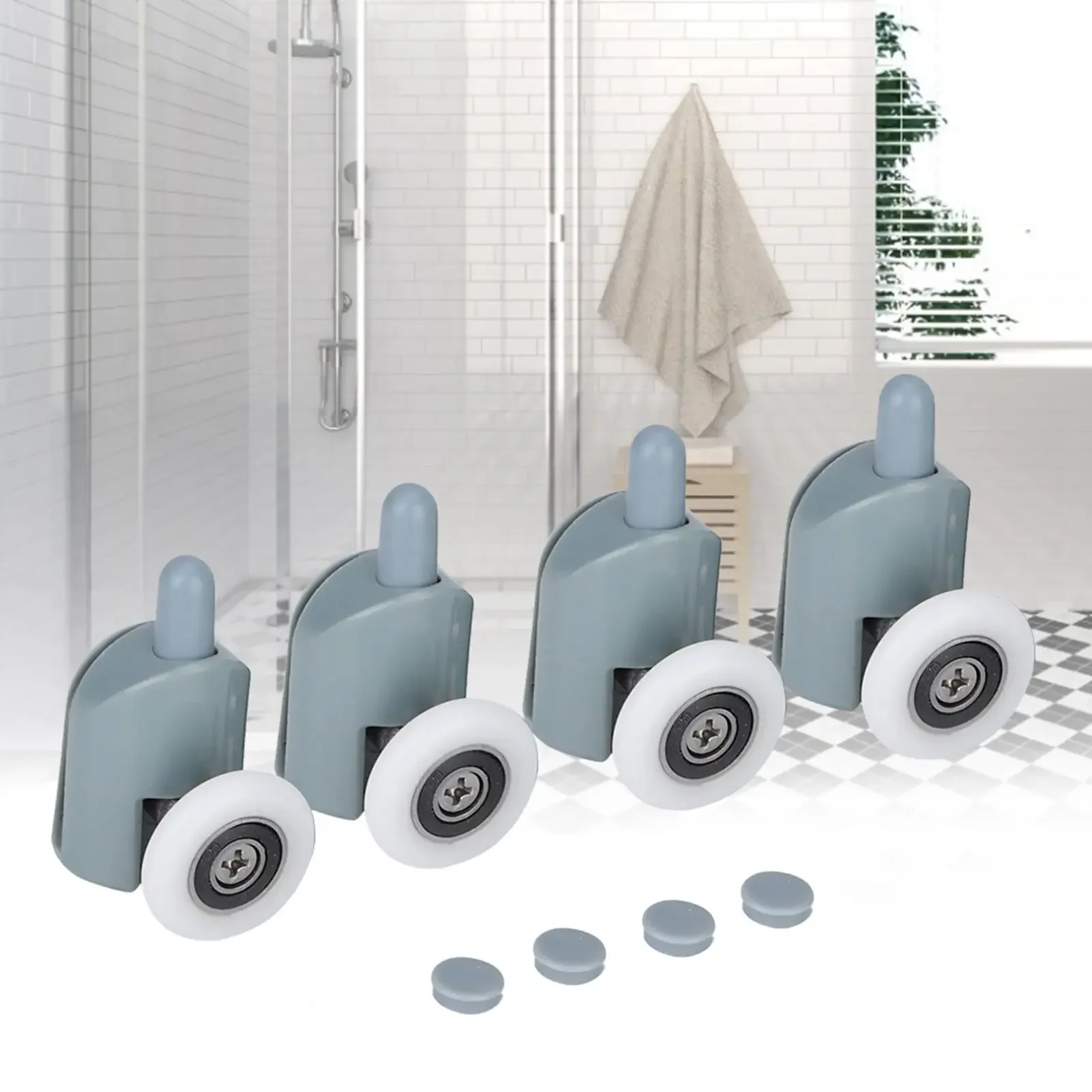 Roller Wheel For 5mm 6mm Glass Door Pulley Slider Bottom Shower Door Guide Wheel Low Noise Sliding
Roller Wheel For 5mm 6mm Glass Door Pulley Slider Bottom Shower Door Guide Wheel Low Noise Sliding