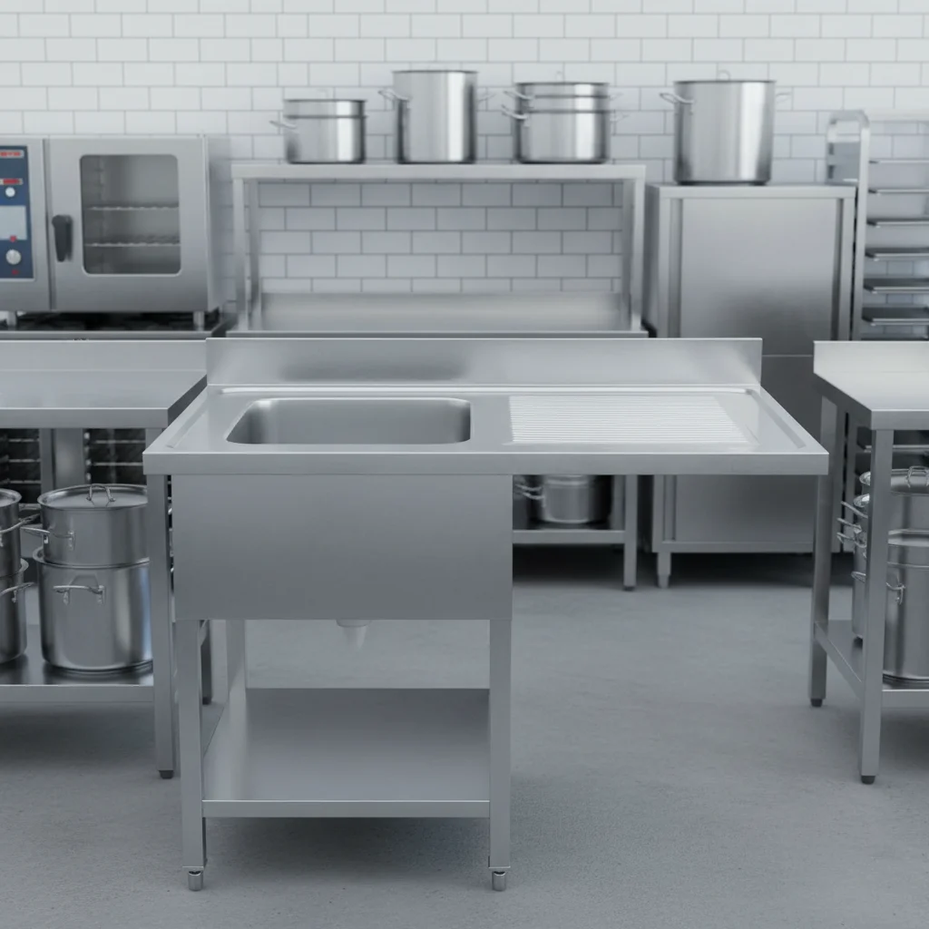 Commercial 304 Thick Stainless Steel Sink for Washing Dishes and Vegetables Countertop Kitchen Sink
Commercial 304 Thick Stainless Steel Sink for Washing Dishes and Vegetables Countertop Kitchen Sink