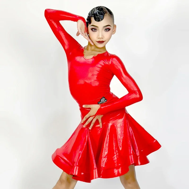 Autumn Kids Girls Latin Dance Dress Leather Professional Children's Competition Ballroom Dance Wear Stage Performance Set
Autumn Kids Girls Latin Dance Dress Leather Professional Children's Competition Ballroom Dance Wear Stage Performance Set