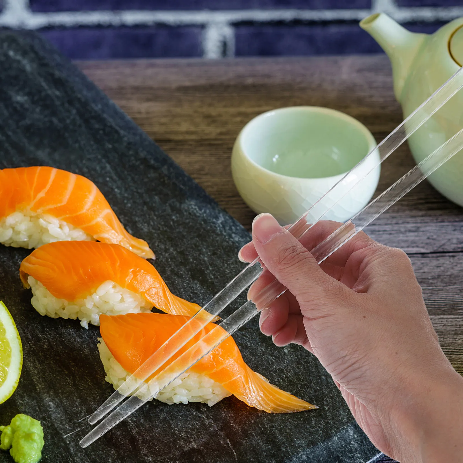 1Set Transparent Glass Spoon and Chinese Chopsticks Ergonomic Comfort Handle Dishwasher Safe Household Food Utensils for Dining
1Set Transparent Glass Spoon and Chinese Chopsticks Ergonomic Comfort Handle Dishwasher Safe Household Food Utensils for Dining