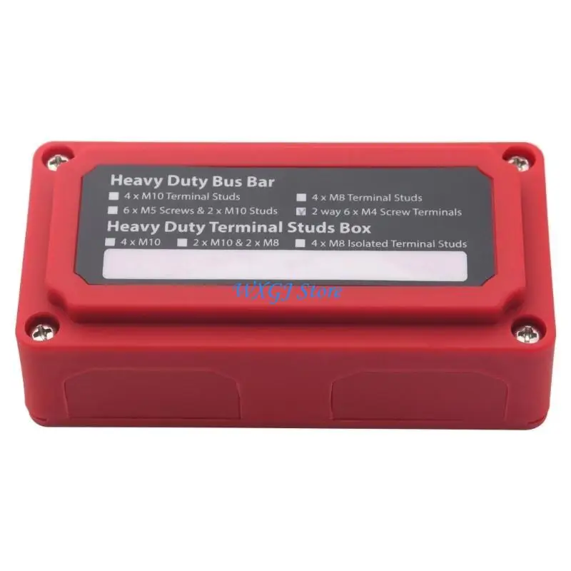 37JE 100A BusBar Box Heavy Duty Power Distribution Block Streamlines Your Car & Boat Wiring Easy Installation for Car Boat
37JE 100A BusBar Box Heavy Duty Power Distribution Block Streamlines Your Car & Boat Wiring Easy Installation for Car Boat