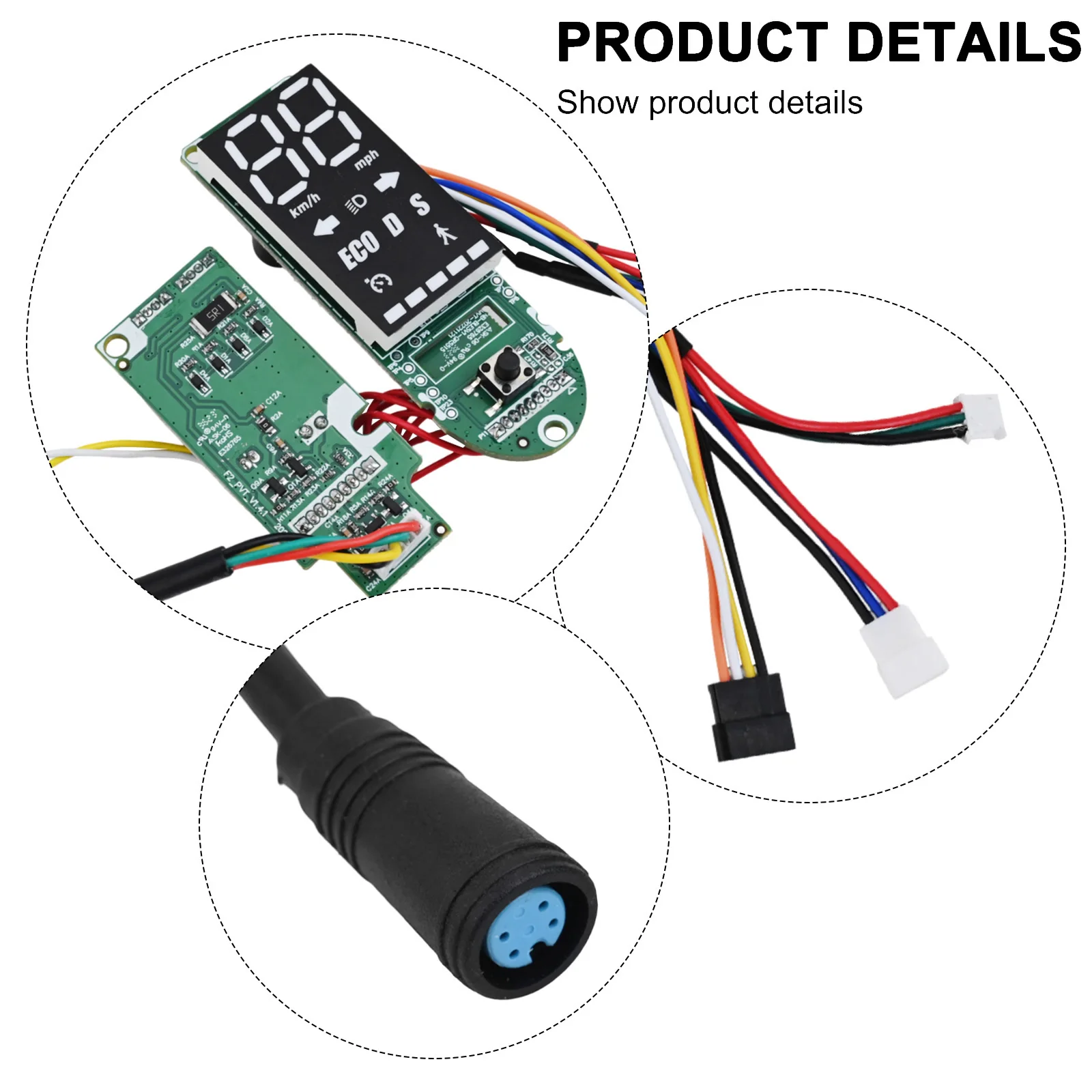 For Scooter Maintenance Scooter Display Panel Electric Scooter Panel Easy To Replace Aluminum Material Long-term Use
For Scooter Maintenance Scooter Display Panel Electric Scooter Panel Easy To Replace Aluminum Material Long-term Use