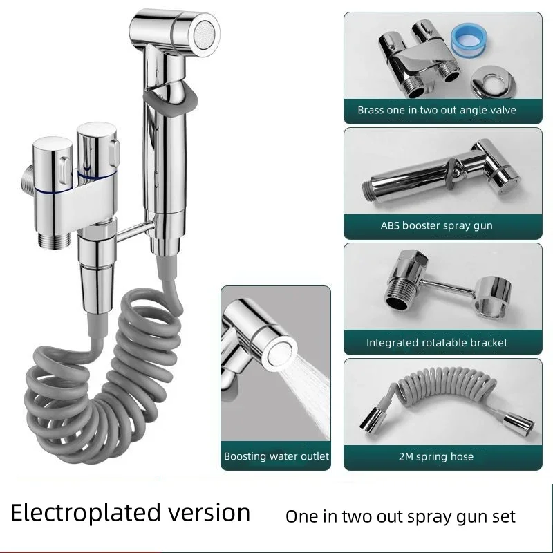Handheld Bidet Sprayer Toilet Bidet Toilet Sprayer Set Spray Water Bathroom Shower Toilet sprinkle gun Angle Valve Accessories
Handheld Bidet Sprayer Toilet Bidet Toilet Sprayer Set Spray Water Bathroom Shower Toilet sprinkle gun Angle Valve Accessories