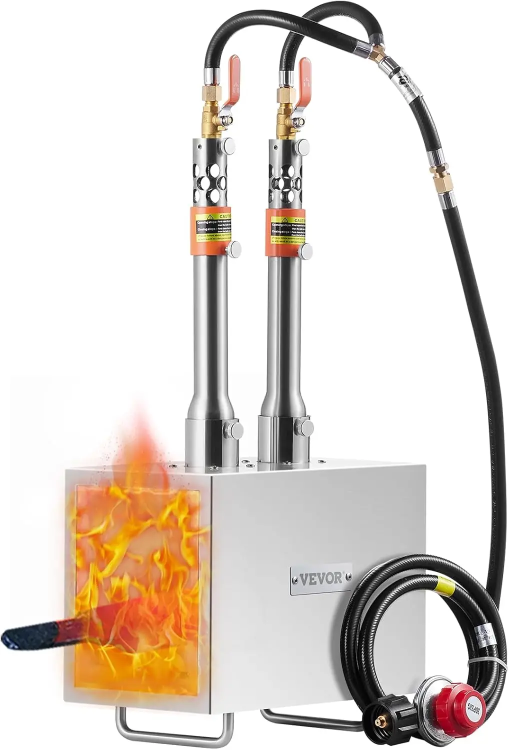 Portable Propane Forge, 2 Burner Farrier Forge, 2600℉ Tool and Knife Making Blacksmithing Gas Forge, Large Capacity Square
Portable Propane Forge, 2 Burner Farrier Forge, 2600℉ Tool and Knife Making Blacksmithing Gas Forge, Large Capacity Square