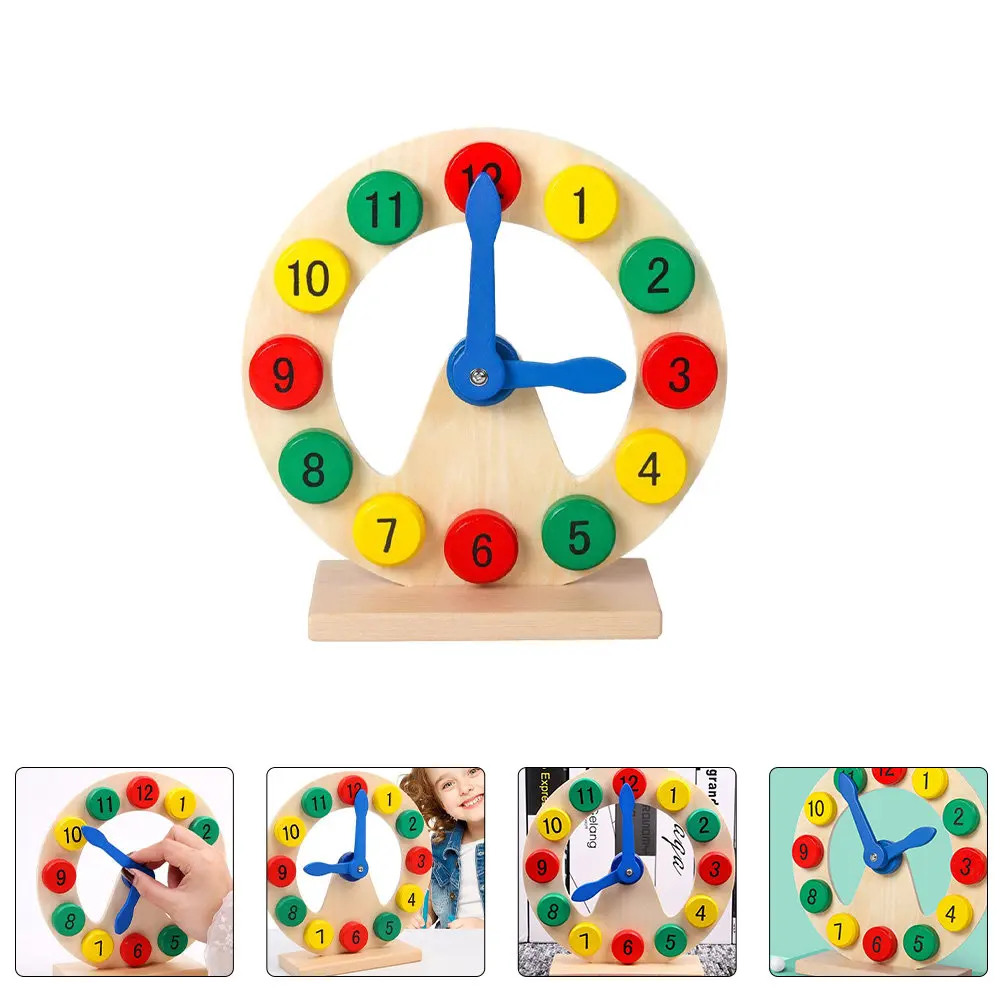1Pcs Wooden Number Clock Puzzle Educational Learning Tool for Kids to Recognition Numbers Shapes Fine Motor Skills
1Pcs Wooden Number Clock Puzzle Educational Learning Tool for Kids to Recognition Numbers Shapes Fine Motor Skills