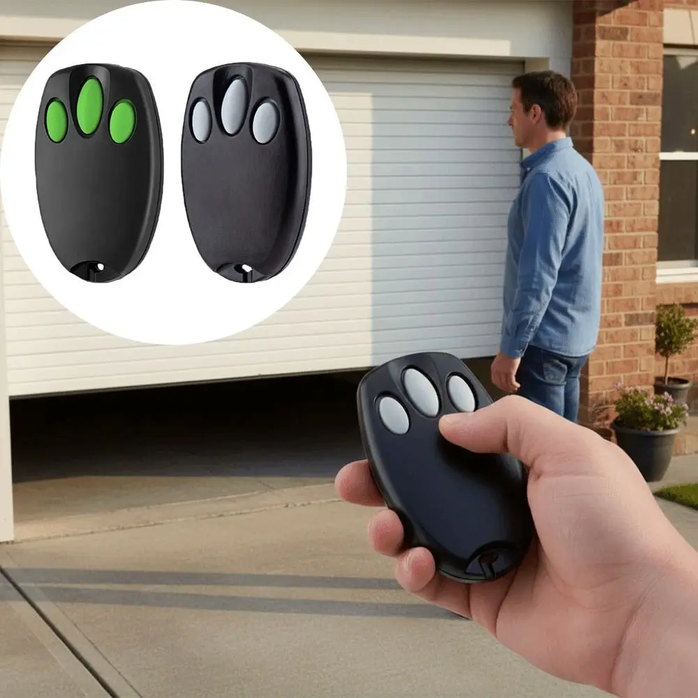 433.92MHz Frequency Garage Door Remote Control 3 In 1 Function Replacement Part Gate Remote Control New Model
433.92MHz Frequency Garage Door Remote Control 3 In 1 Function Replacement Part Gate Remote Control New Model