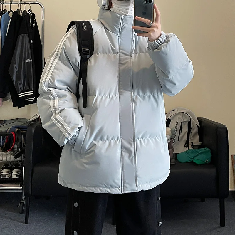 Мужская легкая утепленная зимняя куртка из хлопка с пуховым наполнителем, молодежная, модная, теплая, повседневная, свободного кроя, на молнии
Мужская легкая утепленная зимняя куртка из хлопка с пуховым наполнителем, молодежная, модная, теплая, повседневная, свободного кроя, на молнии