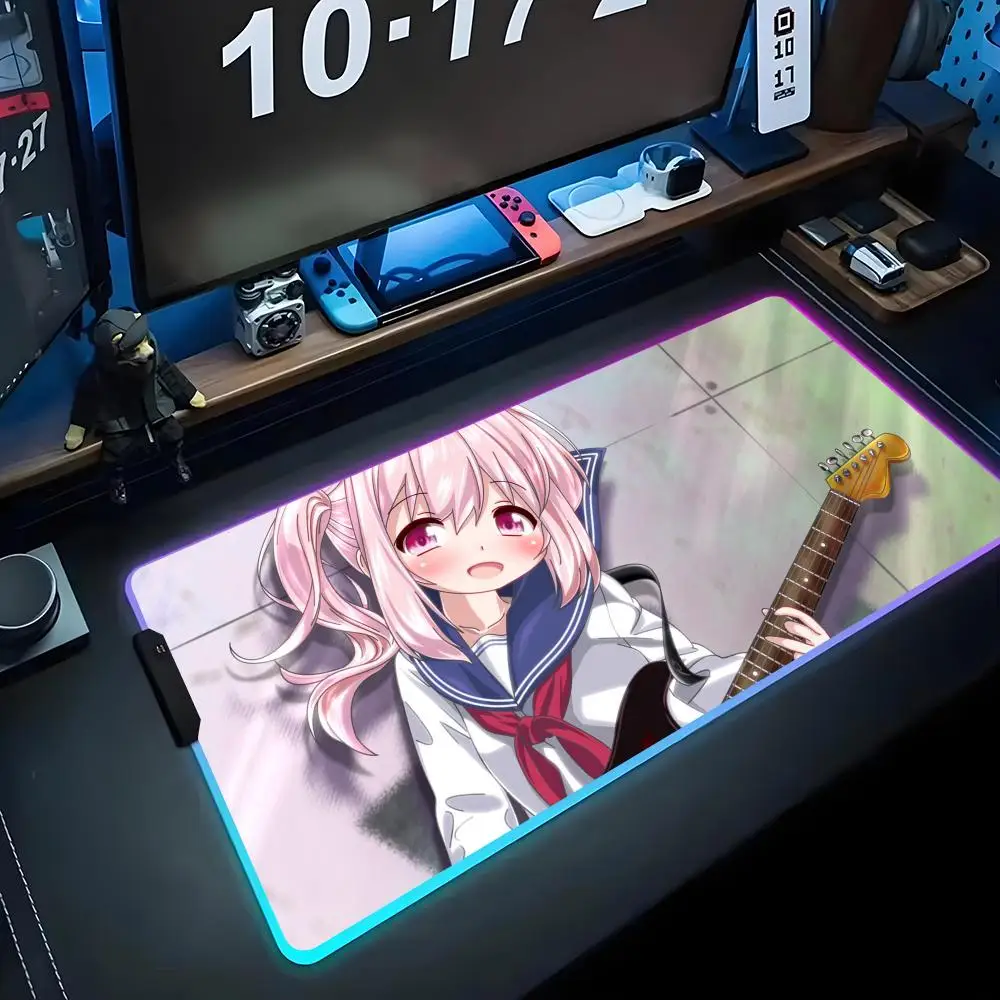 anime guitar girl Mouse Pad RGB Gaming Mousepad Big LED Pad PC Desk Mat Luminous Mouse Pad Large Keyboard Mats Table Rug With
anime guitar girl Mouse Pad RGB Gaming Mousepad Big LED Pad PC Desk Mat Luminous Mouse Pad Large Keyboard Mats Table Rug With
