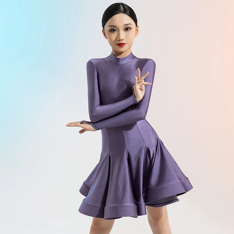 2026 New Latin Dance Performamce Costumes For Girls Long Sleeved Split Skirts Outfits Kids Chacha Rumba Latin Clothes XH4227
2026 New Latin Dance Performamce Costumes For Girls Long Sleeved Split Skirts Outfits Kids Chacha Rumba Latin Clothes XH4227