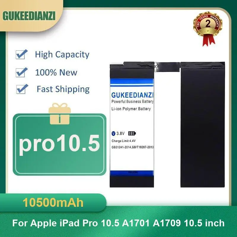 10500mAh pro10.5 Tablet Battery For Apple iPad Pro 10.5 A1701 A1709 10.5 inch High Capacity
10500mAh pro10.5 Tablet Battery For Apple iPad Pro 10.5 A1701 A1709 10.5 inch High Capacity