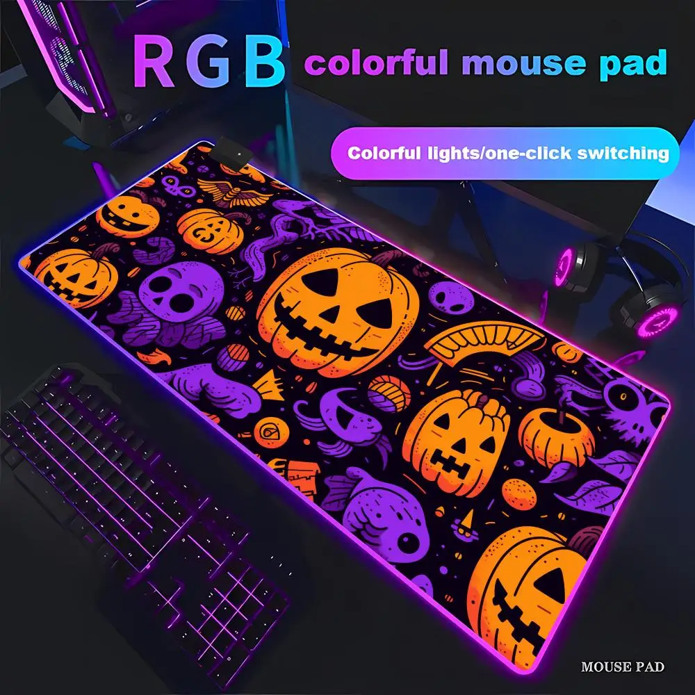 HYBXAXC Bats Halloween Desk Mat Purple Gaming Large Mouse Pad Animation Games Beautiful RGB HD Large LED Light PC Computer pad
HYBXAXC Bats Halloween Desk Mat Purple Gaming Large Mouse Pad Animation Games Beautiful RGB HD Large LED Light PC Computer pad