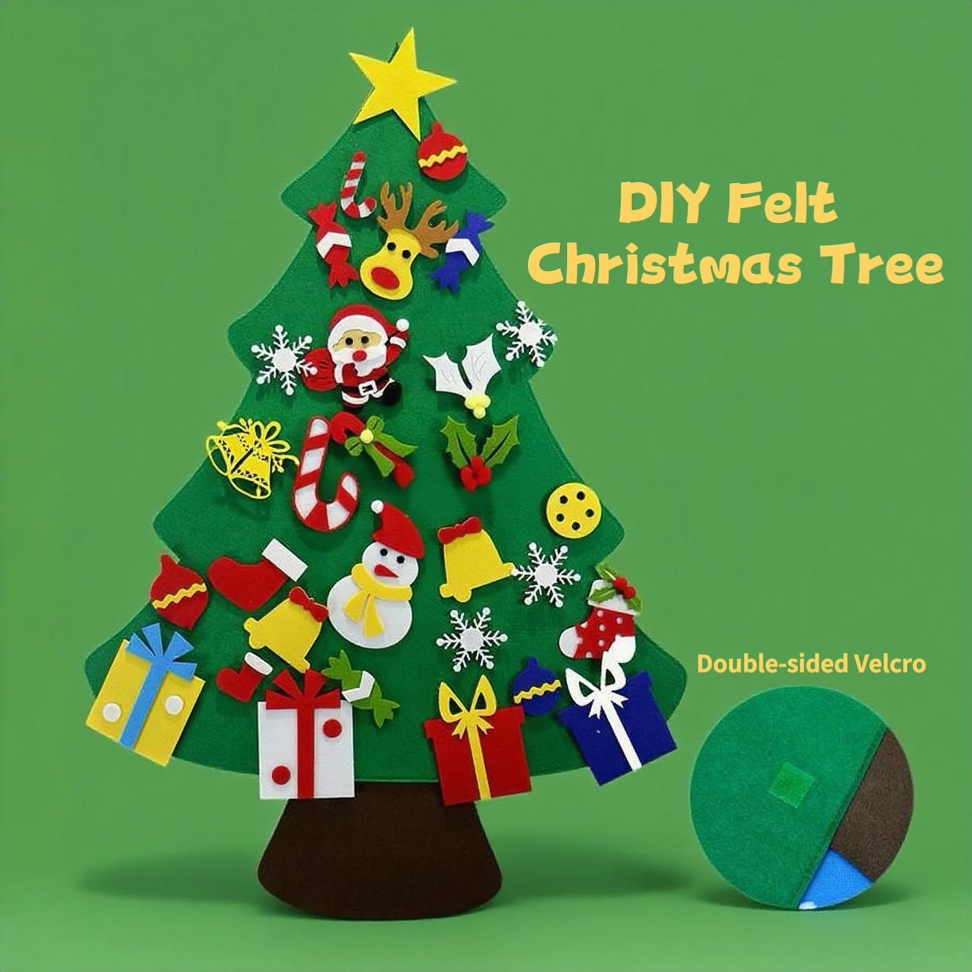 DIY Felt Christmas Tree Christmas Decorations Children's Educational DIY Craft Kit For Kids' Gifts New Year Pendant Skirt Hat
DIY Felt Christmas Tree Christmas Decorations Children's Educational DIY Craft Kit For Kids' Gifts New Year Pendant Skirt Hat