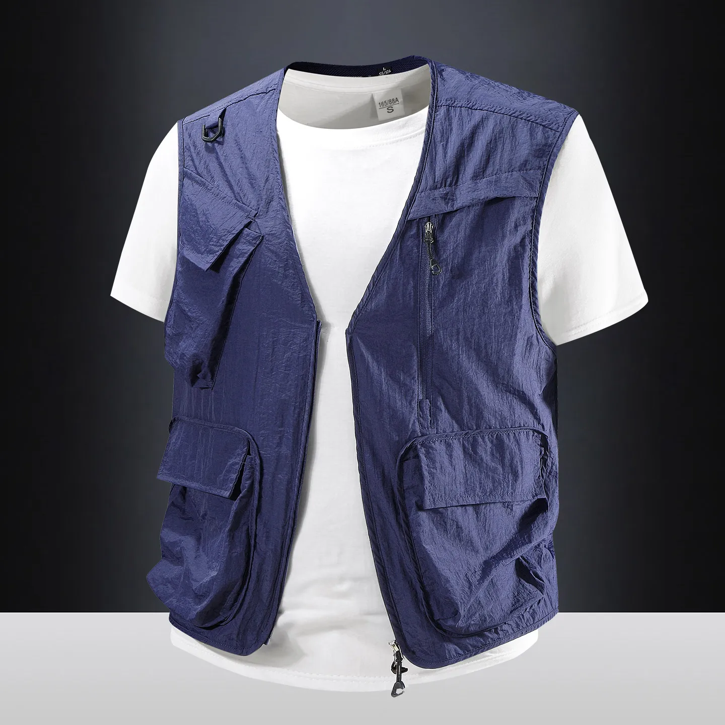 Outdoor Sports Casual Sun Protection Ice Silk Qui Dry Lightweight V-ne Jaet Men's Summer Multi-ket Vest
Outdoor Sports Casual Sun Protection Ice Silk Qui Dry Lightweight V-ne Jaet Men's Summer Multi-ket Vest
