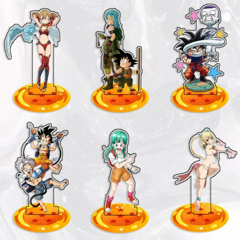 15cm Standing Sign for Dragon Ball Bulma Kakarot Frieza Trunks Acrylic SelfMade Cartoon Anime Desktop Decoration Toy Fans Gift
15cm Standing Sign for Dragon Ball Bulma Kakarot Frieza Trunks Acrylic SelfMade Cartoon Anime Desktop Decoration Toy Fans Gift