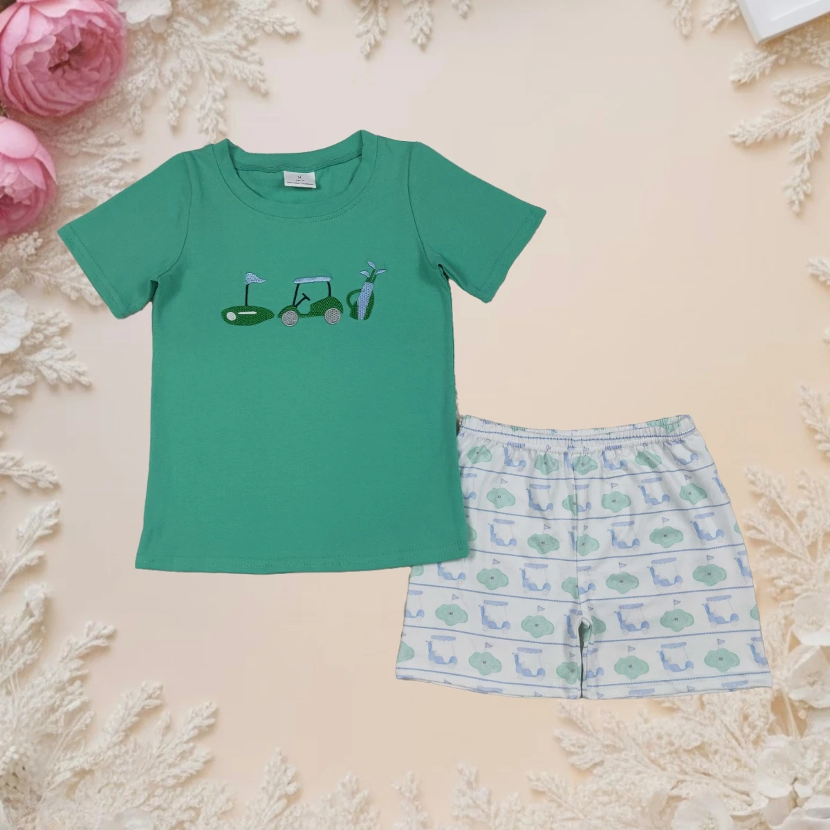 Toddler Infant Baby Boy Summer Clothing Sets Casual Short Sleeve Golf Embroidery T-shirt Tops Elastic Shorts 2pcs Clothes Outfit
Toddler Infant Baby Boy Summer Clothing Sets Casual Short Sleeve Golf Embroidery T-shirt Tops Elastic Shorts 2pcs Clothes Outfit