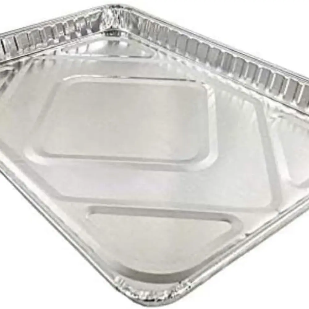 100-Count Disposable Aluminum Foil Half-Size Sheet Cakes Pans
100-Count Disposable Aluminum Foil Half-Size Sheet Cakes Pans