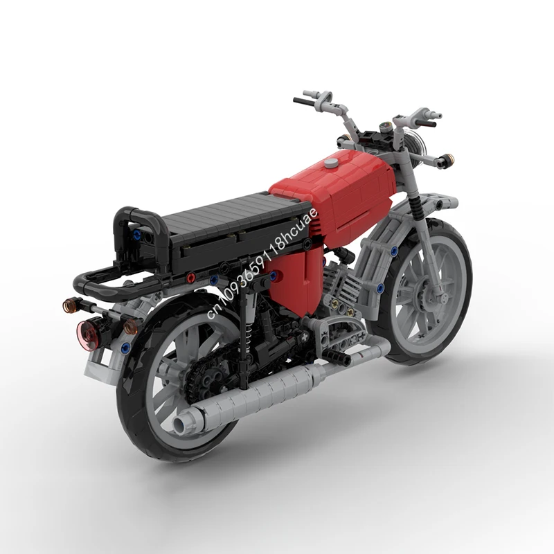 549PCS MOC Classic Simson S51 Motorcycle Model Building Blocks Technique Creative Assembly Educational Brick Toys Gifts
549PCS MOC Classic Simson S51 Motorcycle Model Building Blocks Technique Creative Assembly Educational Brick Toys Gifts