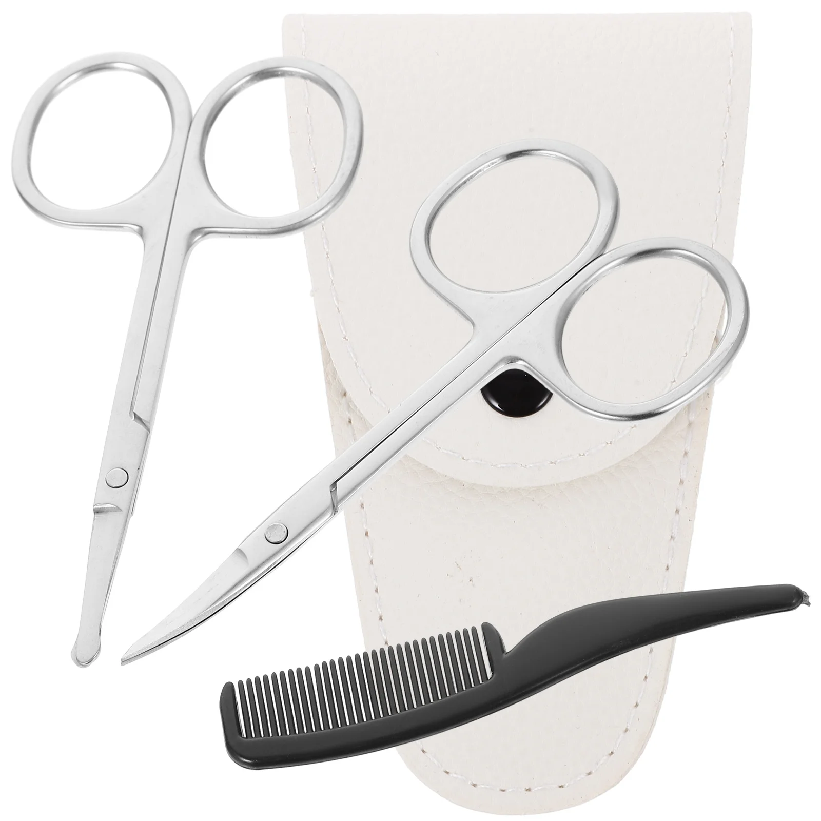 4pcs Nose Hair Trimmer Set Stainless Steel Beard Scissors Precision Grooming Kit For Men Mustache Trimming Portable Salon Tools
4pcs Nose Hair Trimmer Set Stainless Steel Beard Scissors Precision Grooming Kit For Men Mustache Trimming Portable Salon Tools