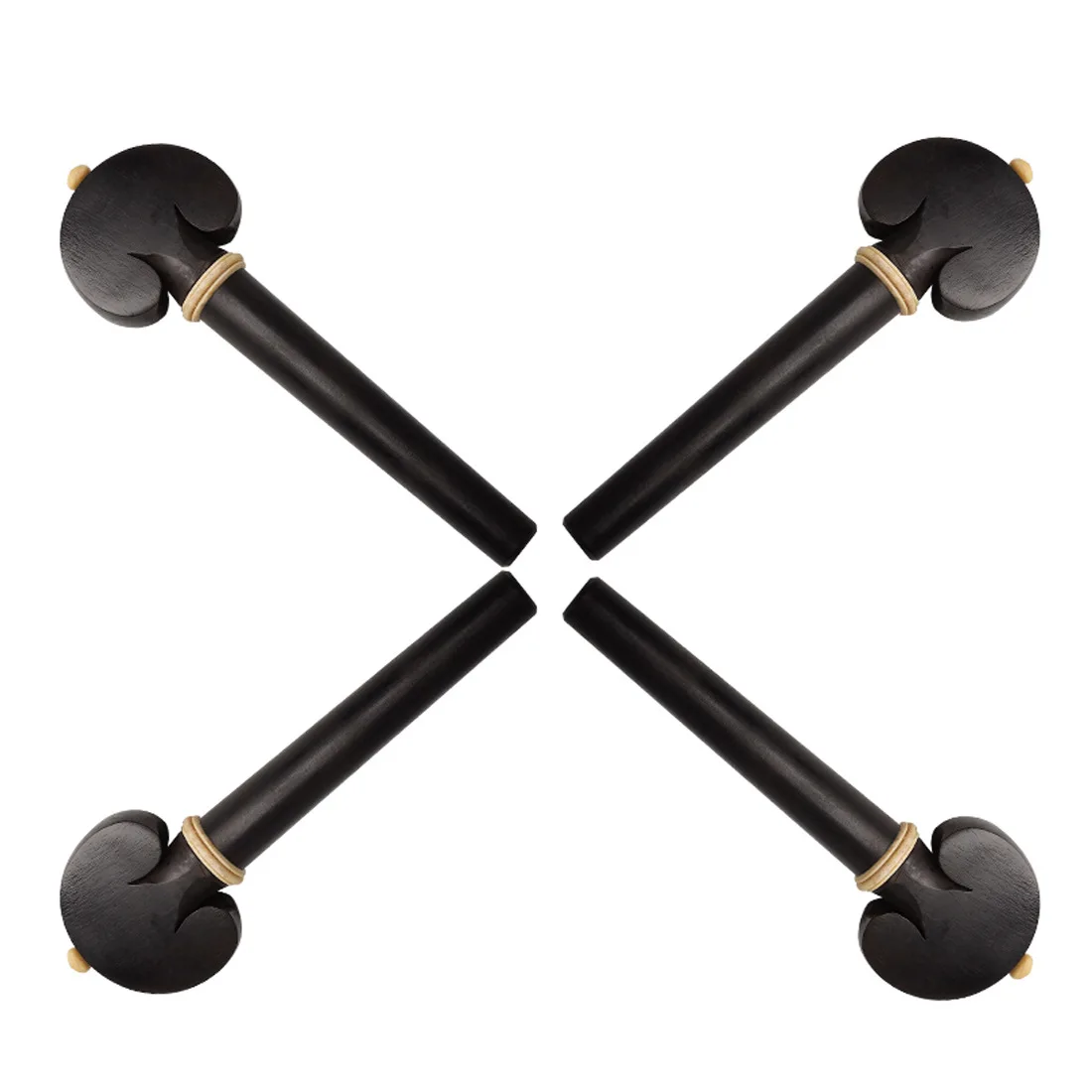 4 pcs High-end cello tuning pegs with ebony inset boxwood, tuning pegs, tuning pegs, violin accessories, tuning pegs
4 pcs High-end cello tuning pegs with ebony inset boxwood, tuning pegs, tuning pegs, violin accessories, tuning pegs