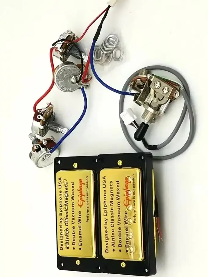 1 Set Original Epi LP Standard Electric Guitar Alnico Bar Humbucker Pickup Gold MADE IN KOREA
1 Set Original Epi LP Standard Electric Guitar Alnico Bar Humbucker Pickup Gold MADE IN KOREA
