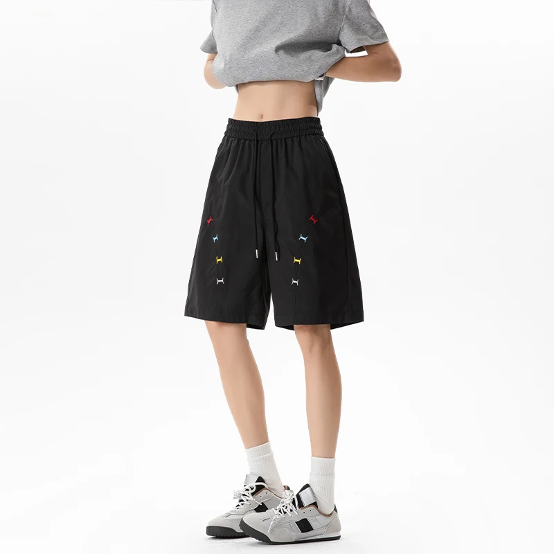 2026 Embroidered Quick-drying Shorts Men's Summer Thin Diagonal Cut Splicing Casual Pants Loose Straight Sports Five-point Pants
2026 Embroidered Quick-drying Shorts Men's Summer Thin Diagonal Cut Splicing Casual Pants Loose Straight Sports Five-point Pants