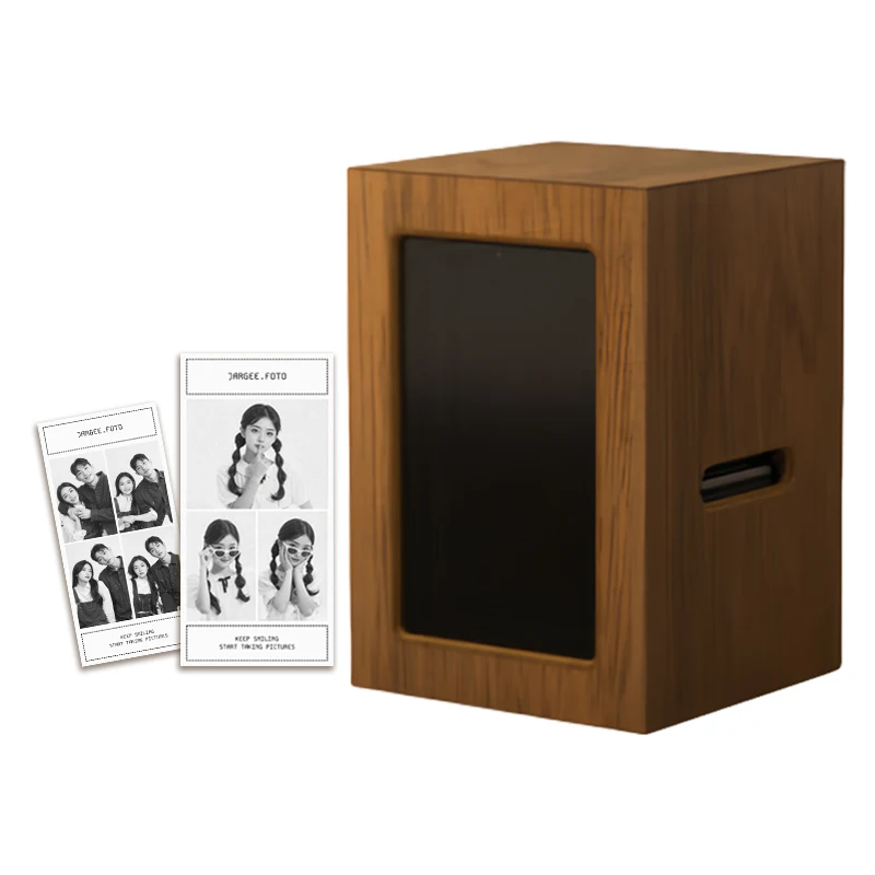 Customized High Quality Wooden Photo Booth With Printer and Receipt Photo Booth for Store Compatible With SLR
Customized High Quality Wooden Photo Booth With Printer and Receipt Photo Booth for Store Compatible With SLR