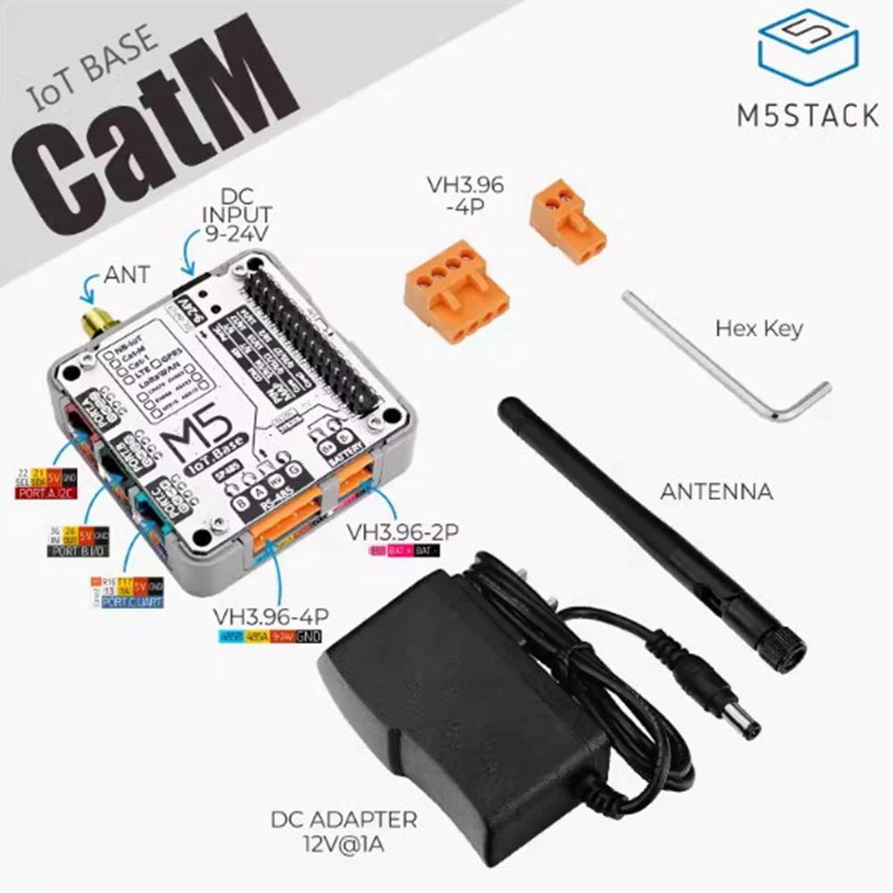 M5Stack IoT BASE CatM IoT data transmission kit Programmable Controller NB IoT
M5Stack IoT BASE CatM IoT data transmission kit Programmable Controller NB IoT
