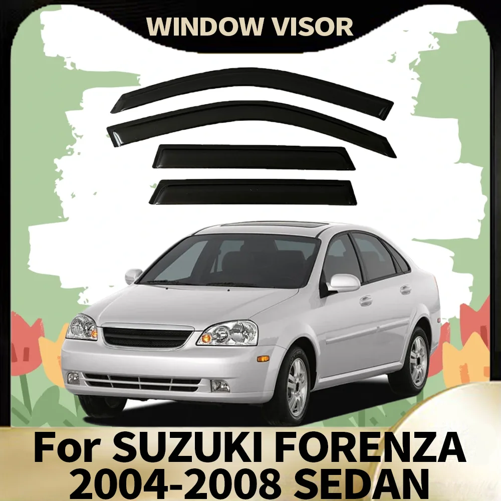 Window Visor for SUZUKI FORENZA 2004-2008 SEDAN Wind Deflectors Rain Guards Door Visor Vent Shades Ventvisor Exterior Parts
Window Visor for SUZUKI FORENZA 2004-2008 SEDAN Wind Deflectors Rain Guards Door Visor Vent Shades Ventvisor Exterior Parts