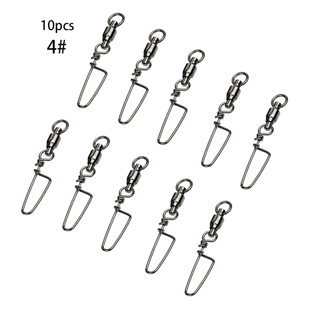 Rolling Swivel Fishing Line Connector Stainless Steel Lure Hook Connector Ball Bearing Fishing Swivels Coastlock Snap Connector
Rolling Swivel Fishing Line Connector Stainless Steel Lure Hook Connector Ball Bearing Fishing Swivels Coastlock Snap Connector