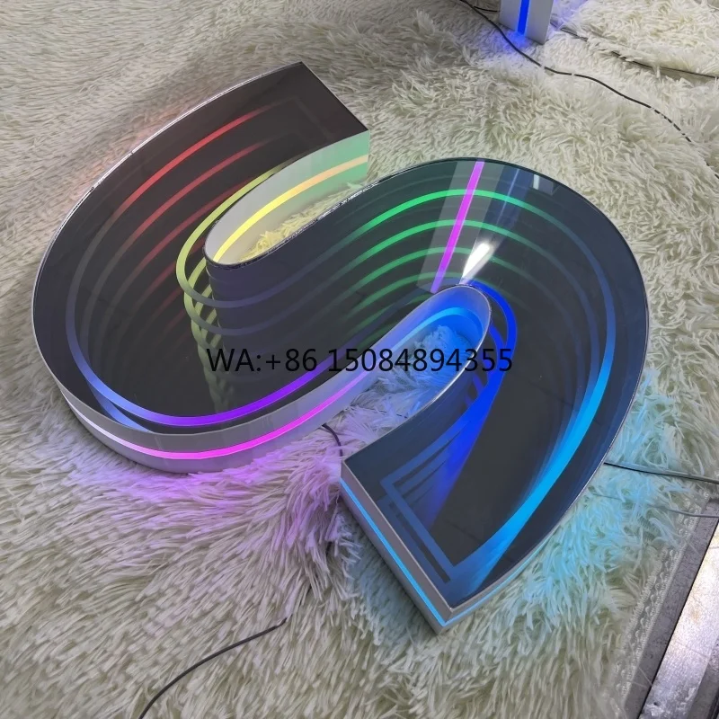 2025 Hot Sale Custom LED Business Signs 3D Infinity Mirror Channel Letters with 3D Logo for Office and Retail Shop Advertising
2025 Hot Sale Custom LED Business Signs 3D Infinity Mirror Channel Letters with 3D Logo for Office and Retail Shop Advertising