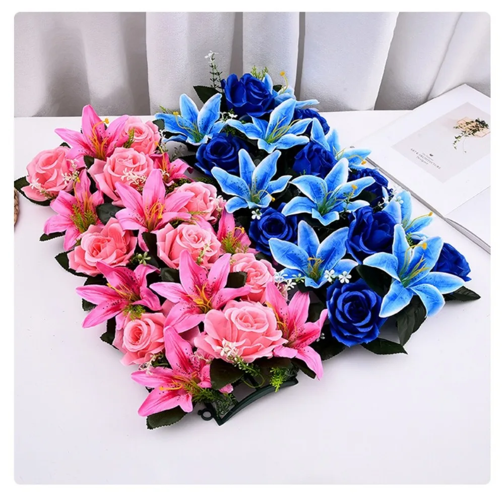 Elegant Rose&lily Simulated Flower Silk Fake Flowers Wall Wedding Flower Background Wall
Elegant Rose&lily Simulated Flower Silk Fake Flowers Wall Wedding Flower Background Wall