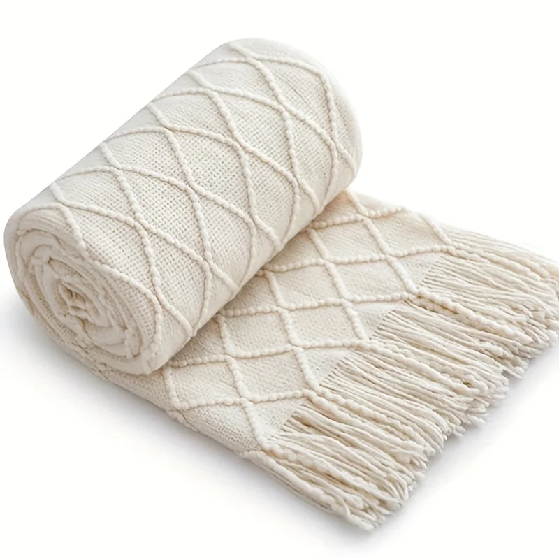 European Minimalist Diamond Pattern Acrylic Knitted Blanket, Sofa Bed Cover All Season Couch Throw Arrival Lightweight Bedspread
European Minimalist Diamond Pattern Acrylic Knitted Blanket, Sofa Bed Cover All Season Couch Throw Arrival Lightweight Bedspread
