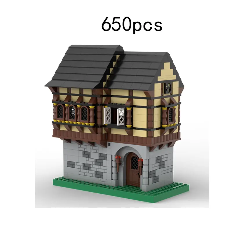 New arrival, in stock! MOC 650PCS small particle building blocks, medieval creative castle model toy gift.
New arrival, in stock! MOC 650PCS small particle building blocks, medieval creative castle model toy gift.