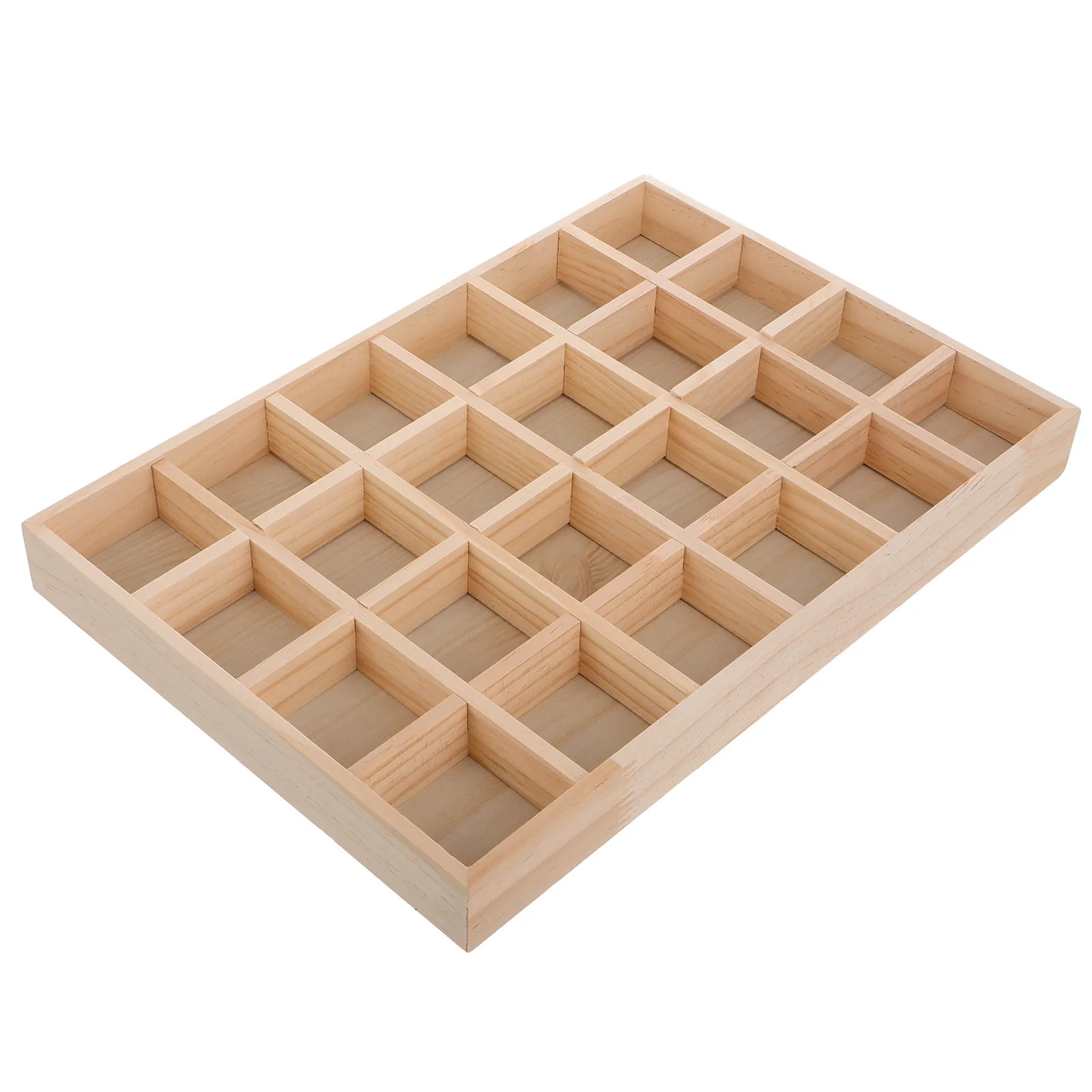 Wood Jewelry Tray Grid Organizer Display Box Jewelry Holder for Rings Earrings Dresser Bathroom Trinket Tray Rock Display Case
Wood Jewelry Tray Grid Organizer Display Box Jewelry Holder for Rings Earrings Dresser Bathroom Trinket Tray Rock Display Case