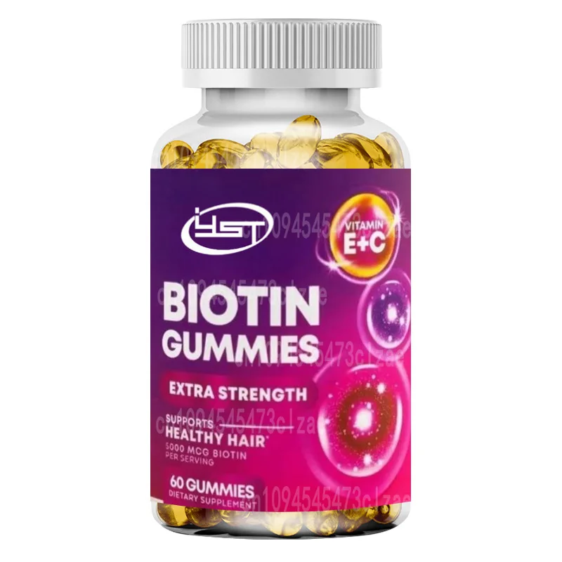 Vitamin Gummies Contain 5000 Micrograms of Biotin, Vitamin E and C for Thicker, Stronger,and More Beautiful Hair,skin, and Nails
Vitamin Gummies Contain 5000 Micrograms of Biotin, Vitamin E and C for Thicker, Stronger,and More Beautiful Hair,skin, and Nails