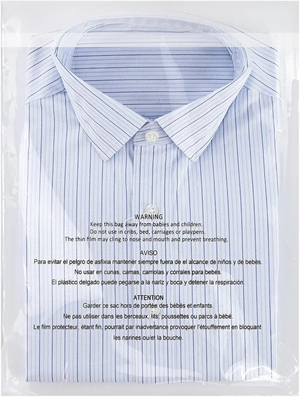 10"x13" Clear Poly Bags with Suffocation Warning for Prints, Photos, Documents, Clothing
10"x13" Clear Poly Bags with Suffocation Warning for Prints, Photos, Documents, Clothing