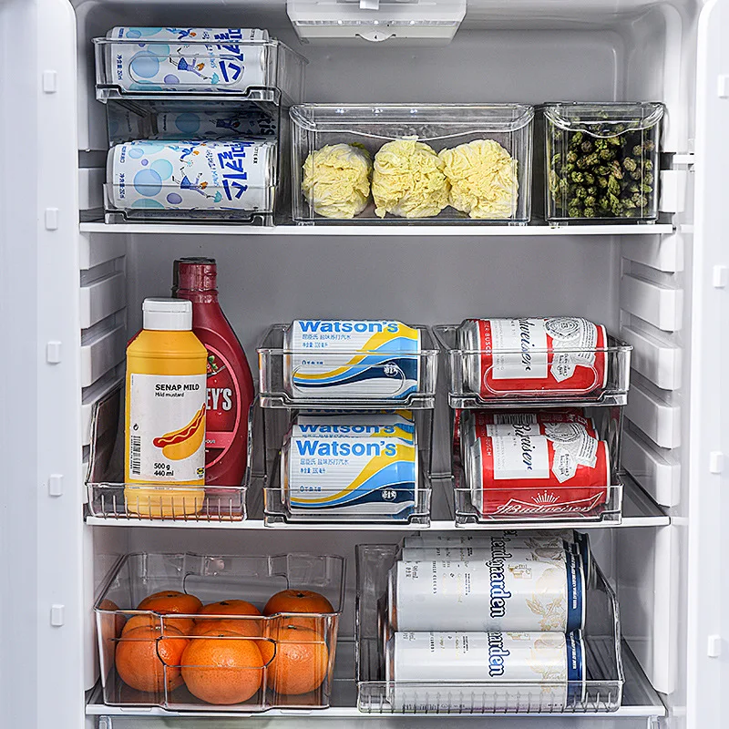 Kitchen Storage Rack Refrigerator Storage Box Pet Double-Layer Beverage Rack Beer Soda Organizer Can Transparent
Kitchen Storage Rack Refrigerator Storage Box Pet Double-Layer Beverage Rack Beer Soda Organizer Can Transparent