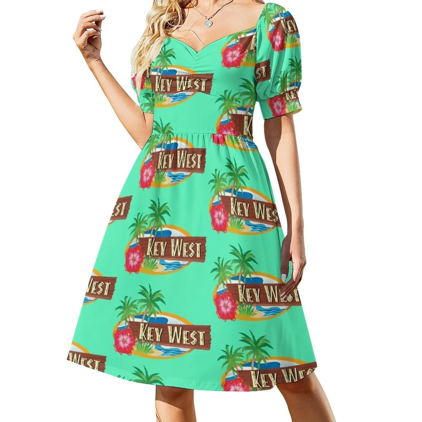 Retro Key West Florida Vintage Design Short-Sleeved Dress dresses for womens summer dress
Retro Key West Florida Vintage Design Short-Sleeved Dress dresses for womens summer dress