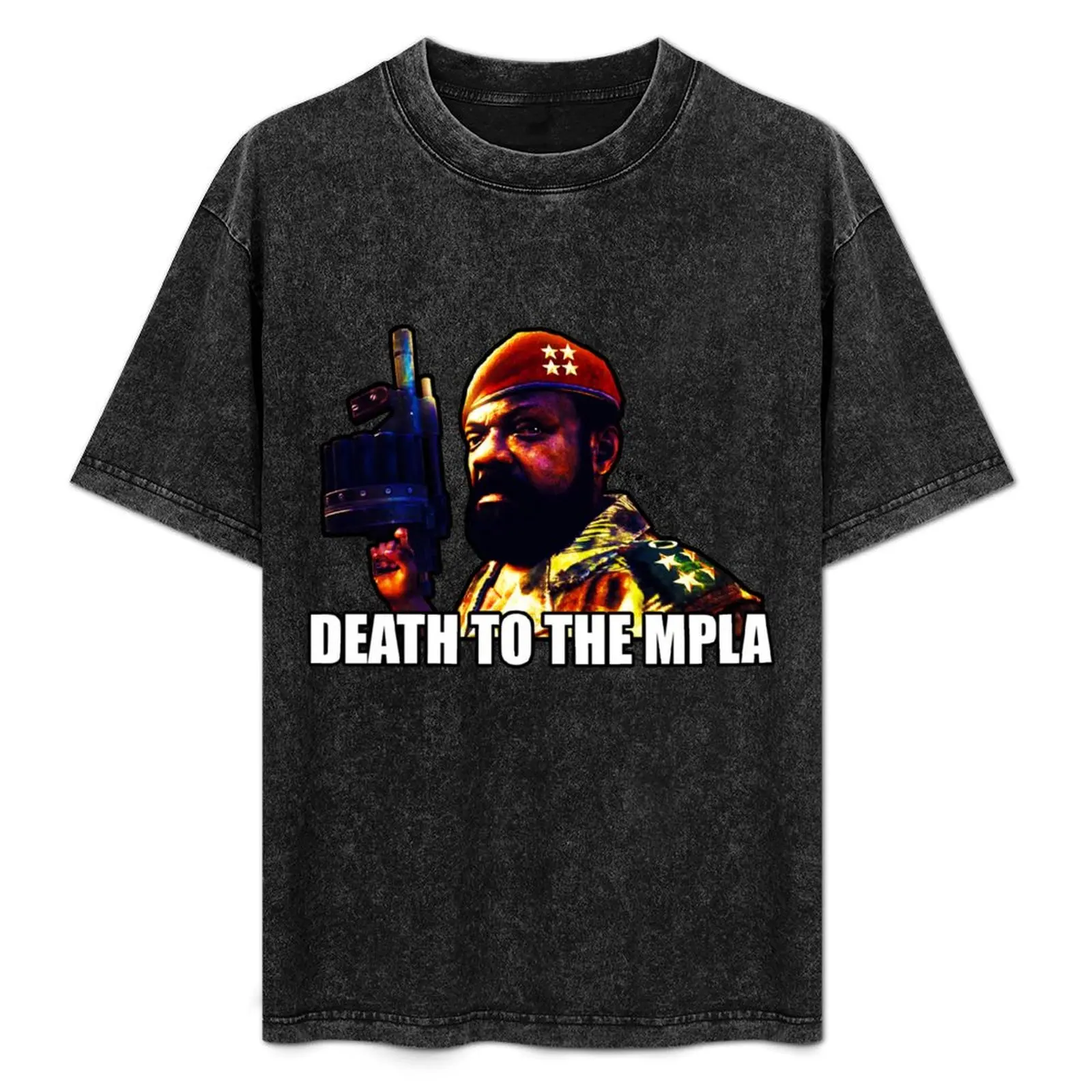 Death to the MPLA T-Shirt summer top customizeds heavyweights shirts graphic tees fitted t shirts for men
Death to the MPLA T-Shirt summer top customizeds heavyweights shirts graphic tees fitted t shirts for men