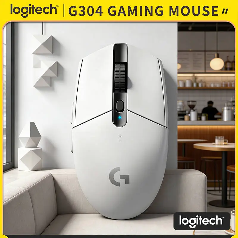Logitech G304 Wireless Mouse LIGHTSPEED Tech 12000 DPI HERO Sensor 1ms Response 9-Month Battery Ergonomic Work & Game
Logitech G304 Wireless Mouse LIGHTSPEED Tech 12000 DPI HERO Sensor 1ms Response 9-Month Battery Ergonomic Work & Game